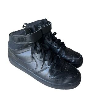 Nike Black High Top Sneakers size 7Y